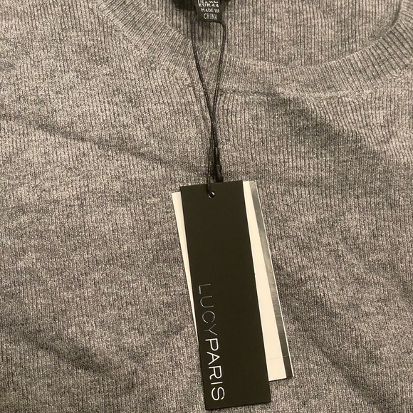 Lucy Paris Gray Sleeveless Tank Top - Picture 5 of 5